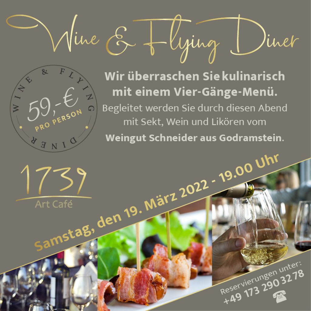 1739 Art Café - Wine & Flyinig Diner
